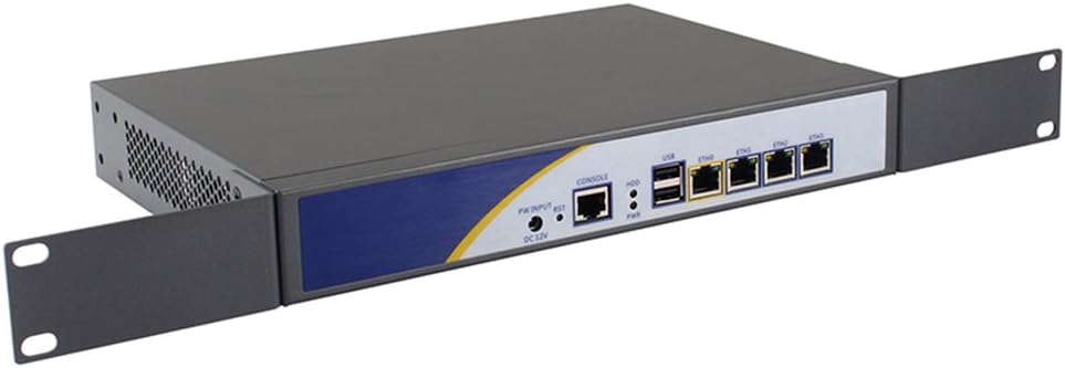 Firewall Hardware, OPNsense, Mikrotik, VPN, Network Appliance, Router PC, Intel Celeron Qaud Core J4125, HUNSN RS17k, AES-NI, 4 x Intel I226-V 2.5Gbe, Console, VGA, 4G RAM, 64G SSD