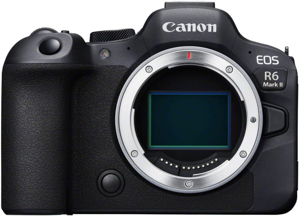 Canon EOS R6 Mark II Full Frame Mirrorless Camera Body Only | 24.2-megapixels, up to 40fps continuous shooting, 4K 60p, up to 8-stops IS and Dual Pixel CMOS Auto Focus II