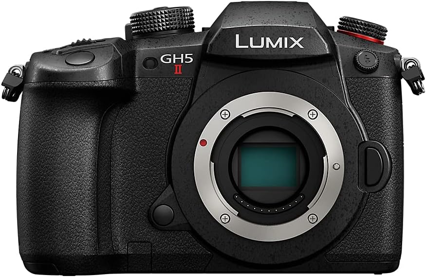 Panasonic LUMIX GH5M2 Mirrorless Camera with wireless live streaming and a LEICA 12-60mm F2.8-4.0 lens - Black