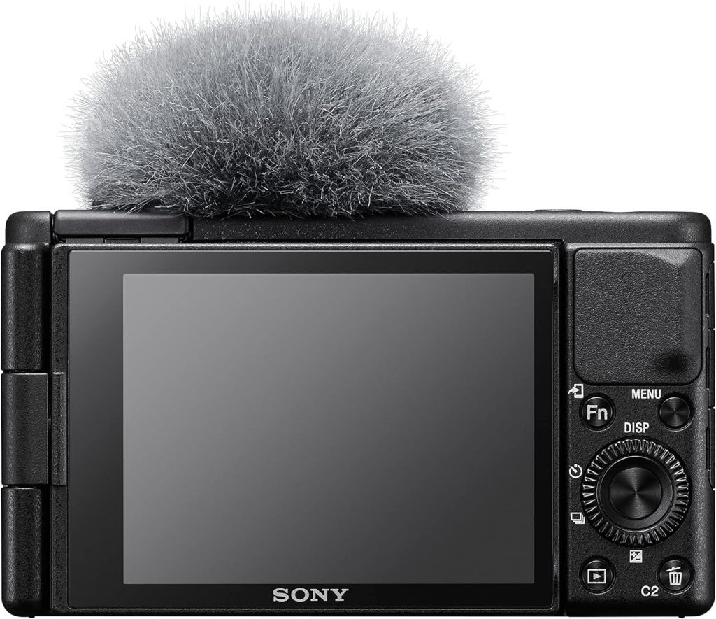 Sony Vlog camera ZV-1 | Digital Camera (Vari-angle Screen for Vlogging, 4K Video) ZV1BC- Black