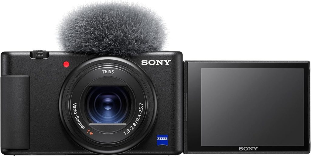 Sony Vlog camera ZV-1 | Digital Camera (Vari-angle Screen for Vlogging, 4K Video) ZV1BC- Black
