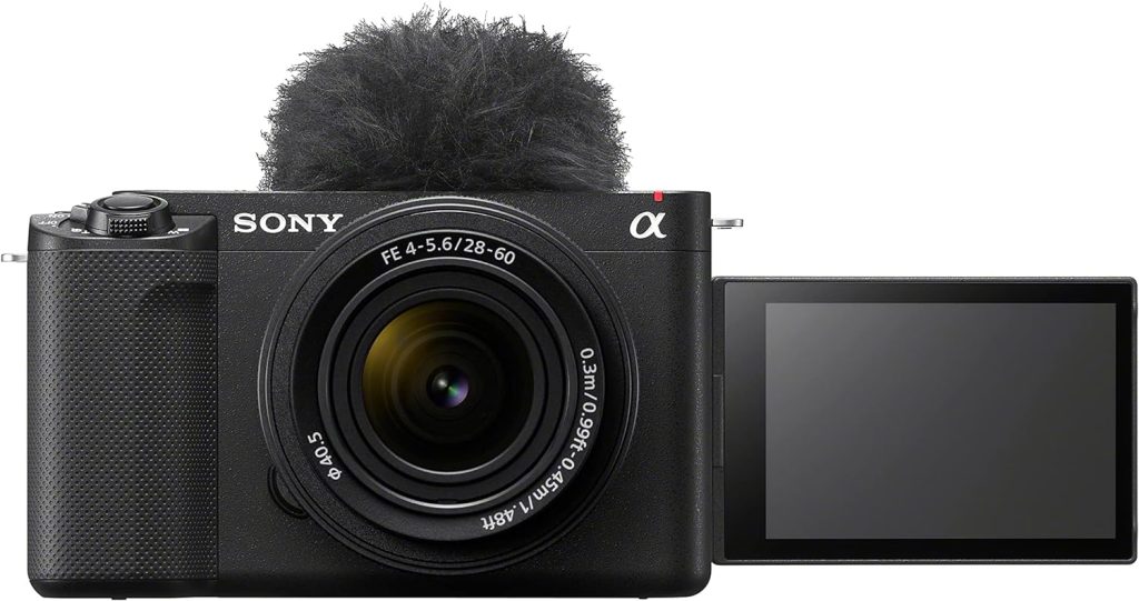 Sony ZV-E1 | Full-frame Mirrorless Interchangeable Lens Vlog Camera with 28-60mm f/4-5.6 (Compact and Lightweight,4K60p, 12.2 Megapixels, 5-Axis and Digital Stabilisation System) Black