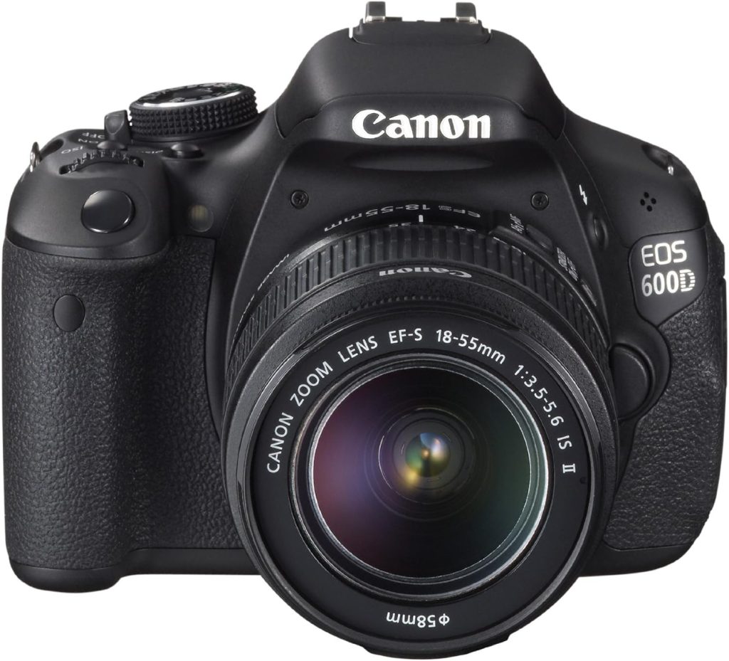 Canon EOS 600D Digital SLR Camera (inc. 18-55 mm f/3.5-5.6 IS II Lens Kit) (Renewed)