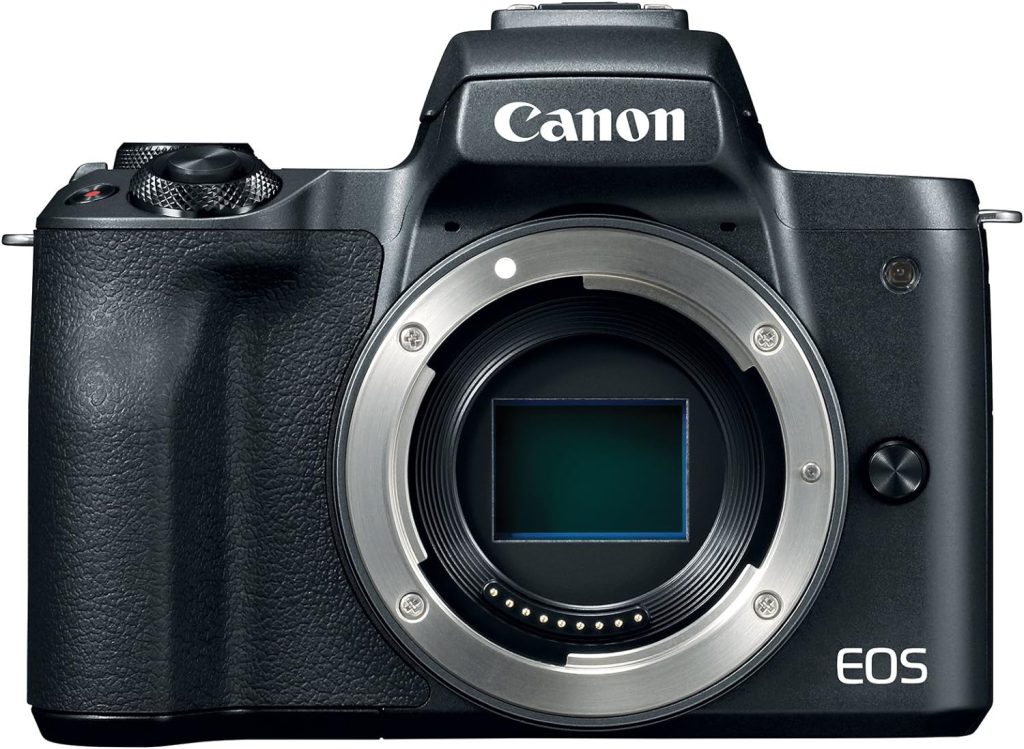 Canon EOS M50 Mirrorless Digital Camera [Body only] Wi-FI and NFC Enabled, International Version - Black